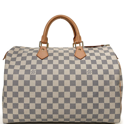 Louis Vuitton Damier Azur Speedy 35 10 of 16