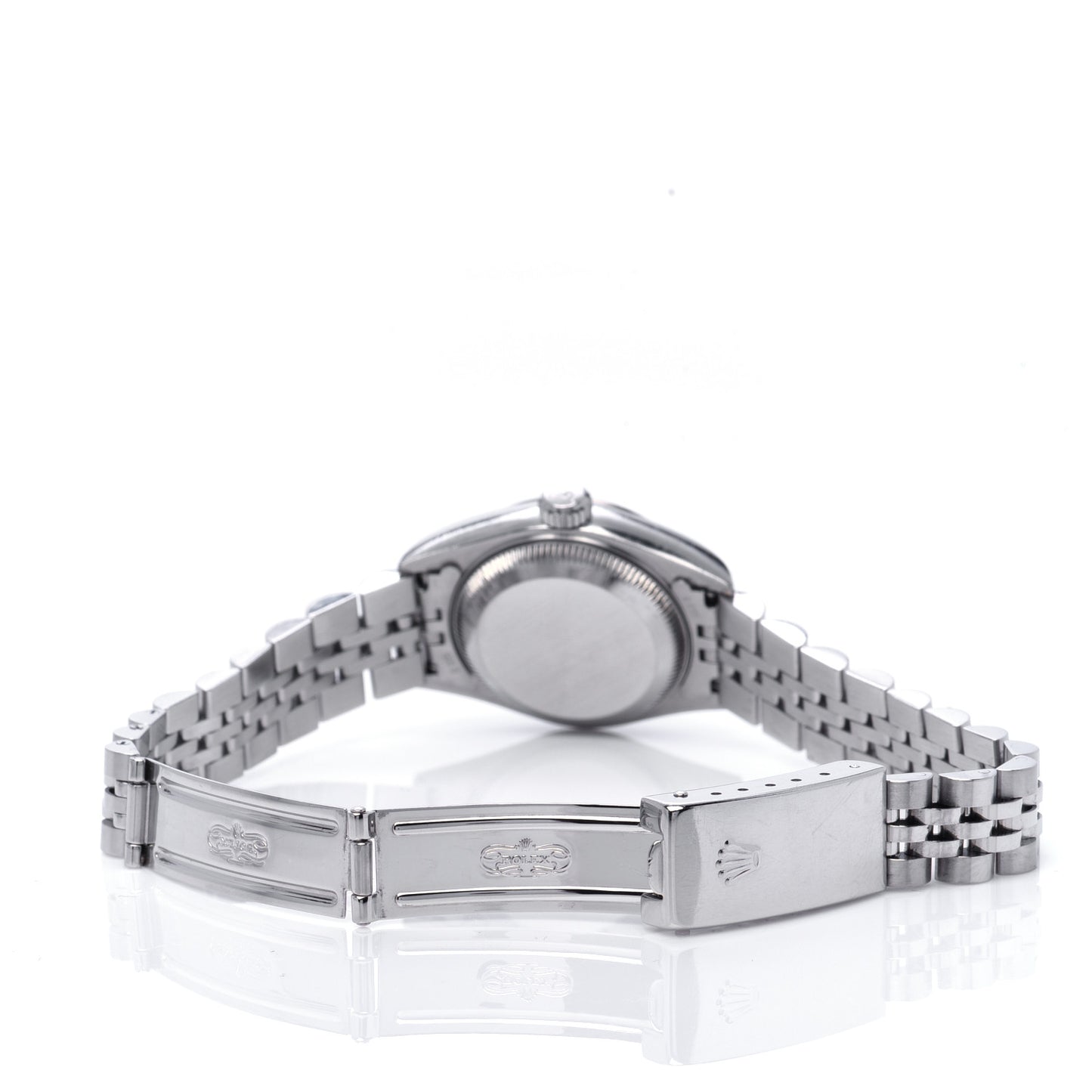 Stainless Steel 18K White Gold Diamond 26mm Oyster Perpetual Datejust Watch Pink 79174