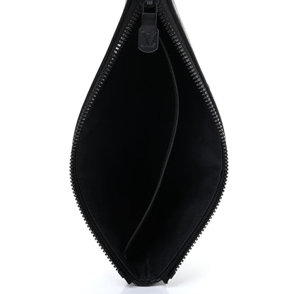 Louis Vuitton Calfskin Monogram Shadow Discovery Pochette PM Black 4 of 4