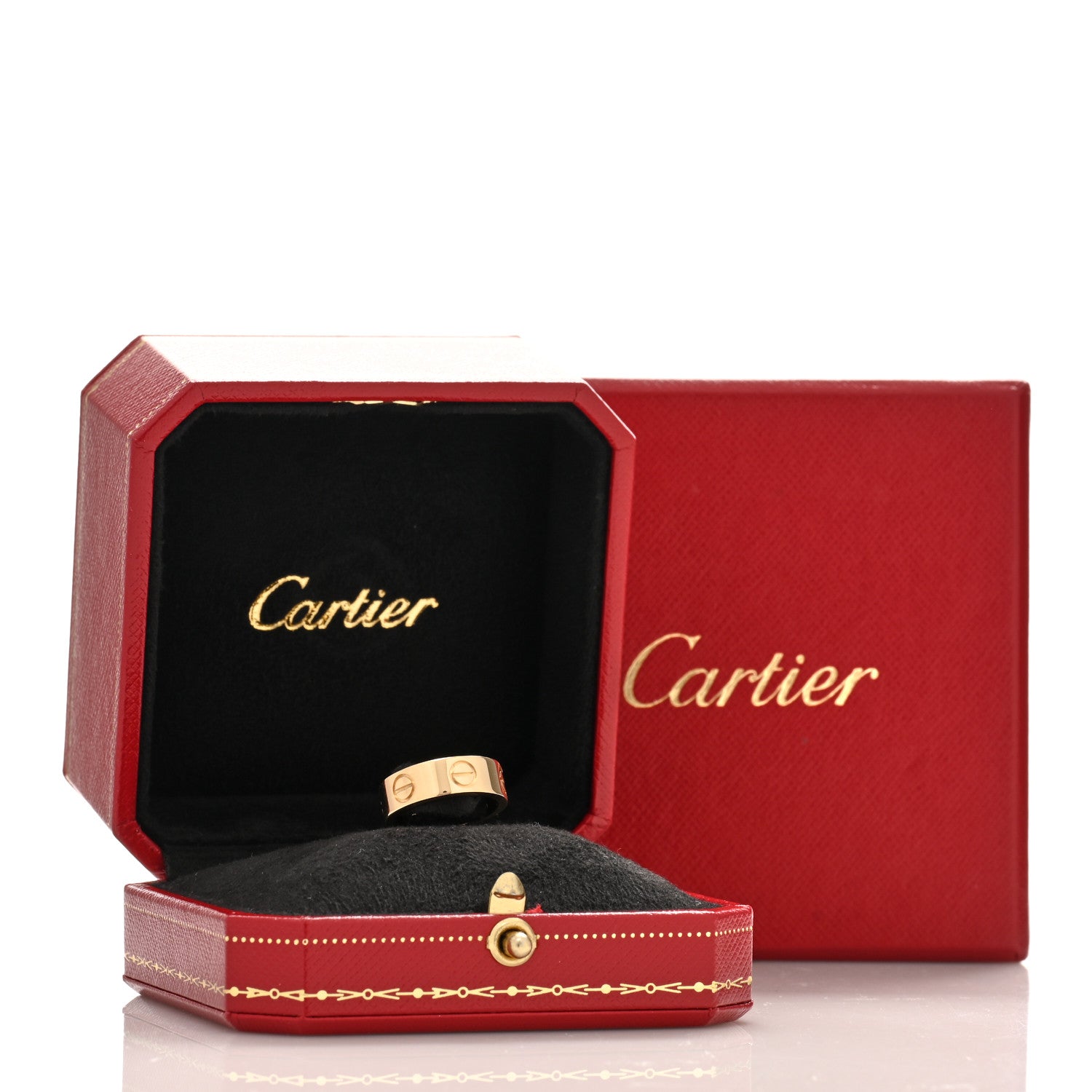 Cartier 18K Yellow Gold 5.5mm LOVE Ring 45 3.25 5 of 5
