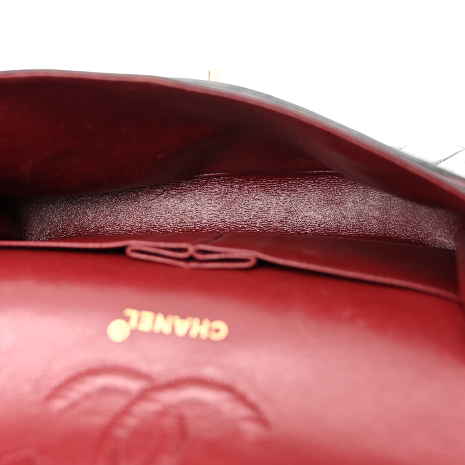 Chanel Lambskin Quilted Medium Double Flap Black 5 of 20