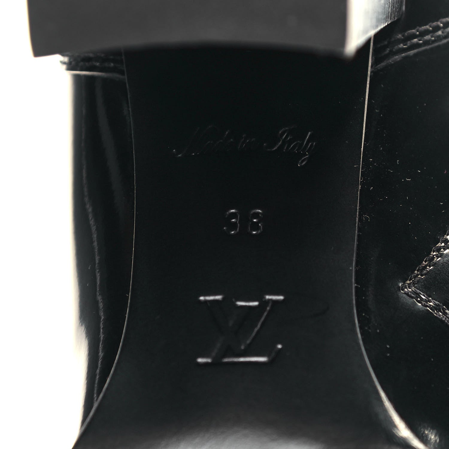 Louis Vuitton Patent Calfskin Monogram Star Trail Ankle Boots 38 Black 6 of 10