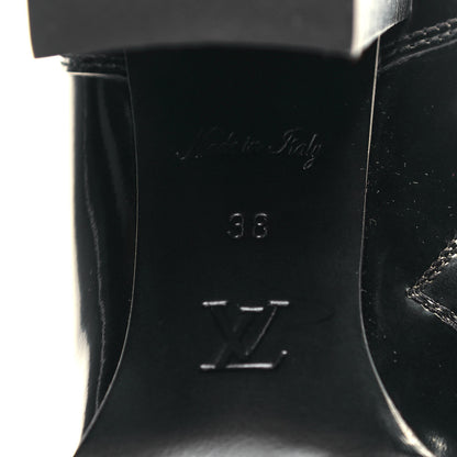 Louis Vuitton Patent Calfskin Monogram Star Trail Ankle Boots 38 Black 6 of 10
