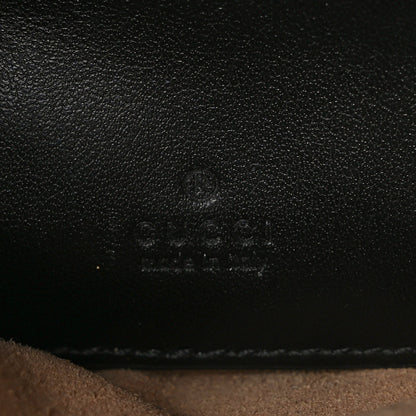 Gucci Calfskin Matelasse Mini GG Marmont Crossbody Bag Black 6 of 9