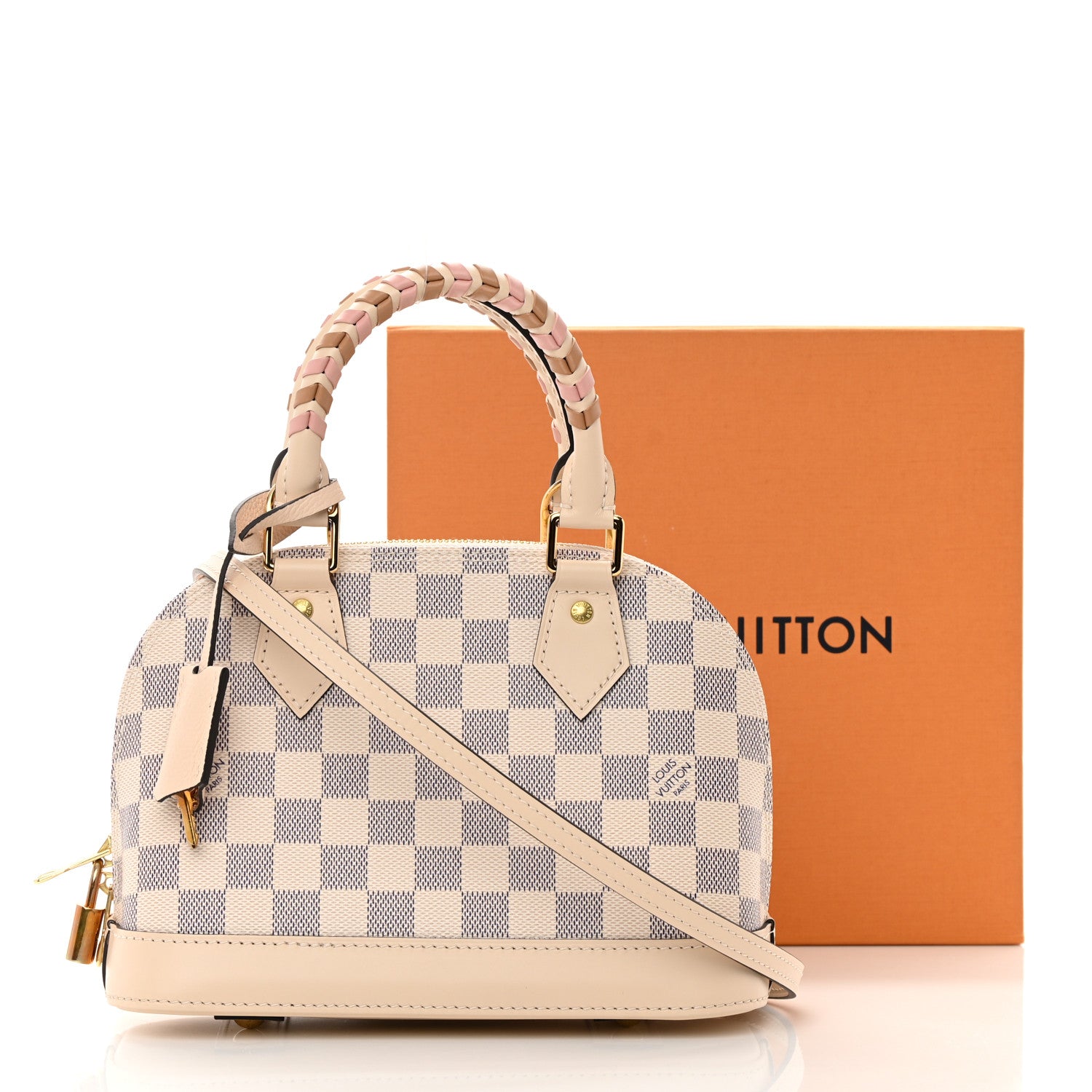 Louis Vuitton Damier Azur Braided Alma BB 12 of 12