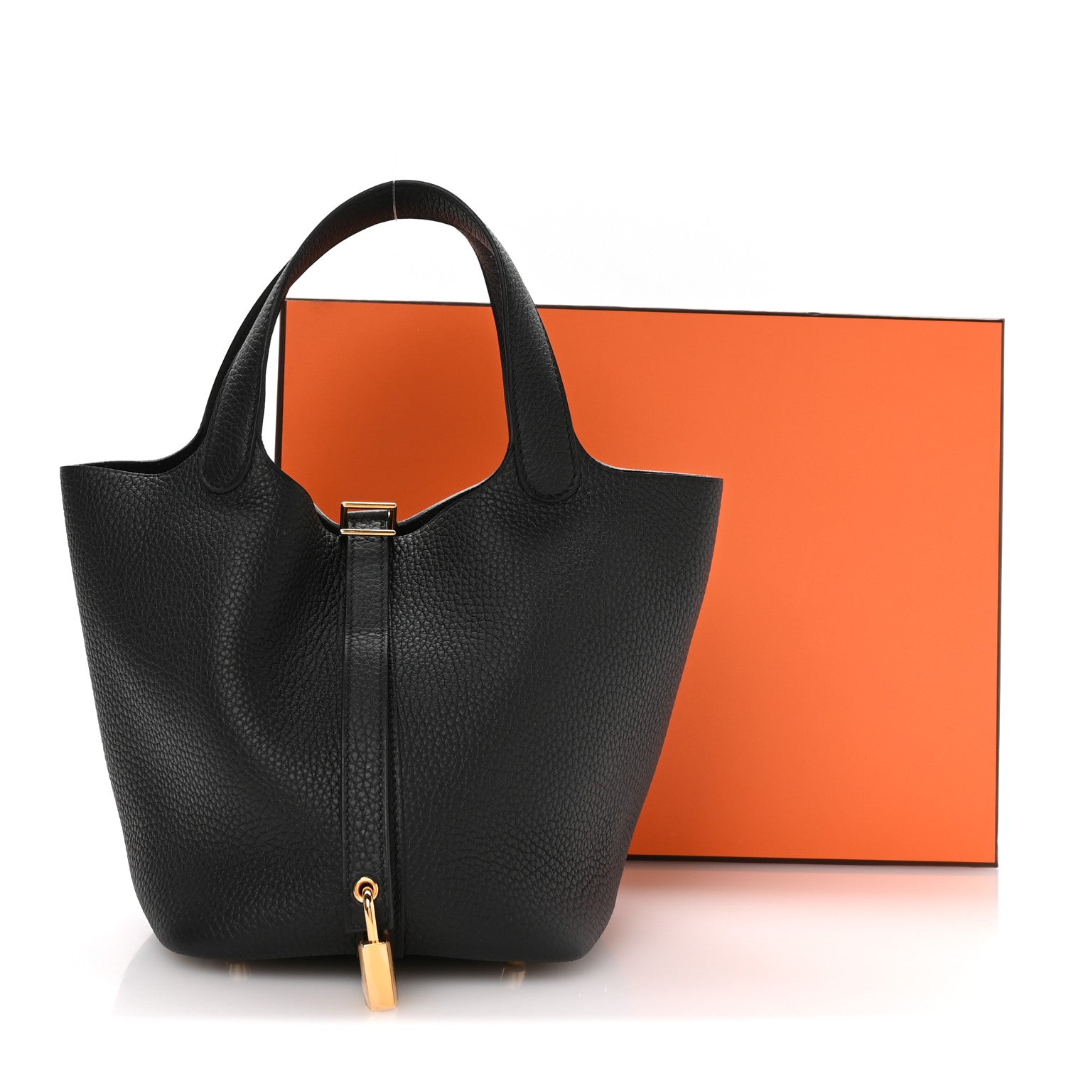 Hermes Taurillon Clemence Picotin Lock 18 PM Black 13 of 13