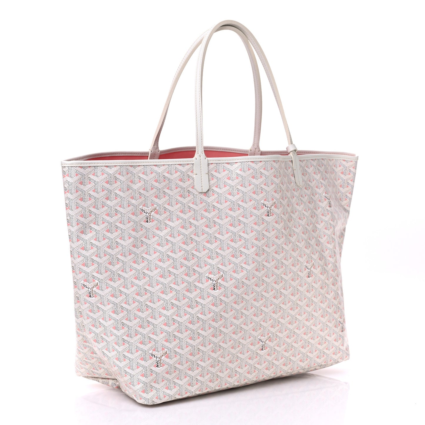 Goyardine Saint Louis Claire Voie GM White Pink