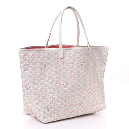 Goyard Goyardine Saint Louis Claire Voie GM White Pink 4 of 11