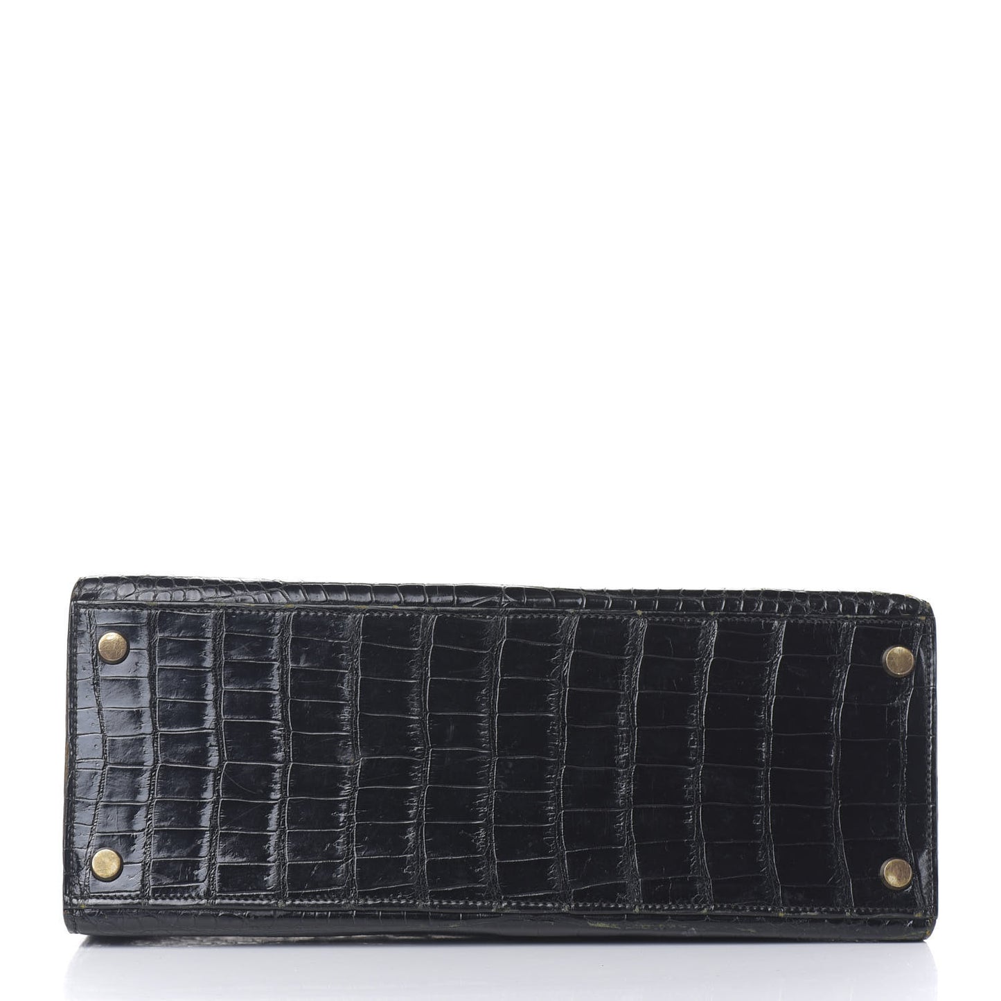 Shiny Niloticus Crocodile Kelly 28 Black