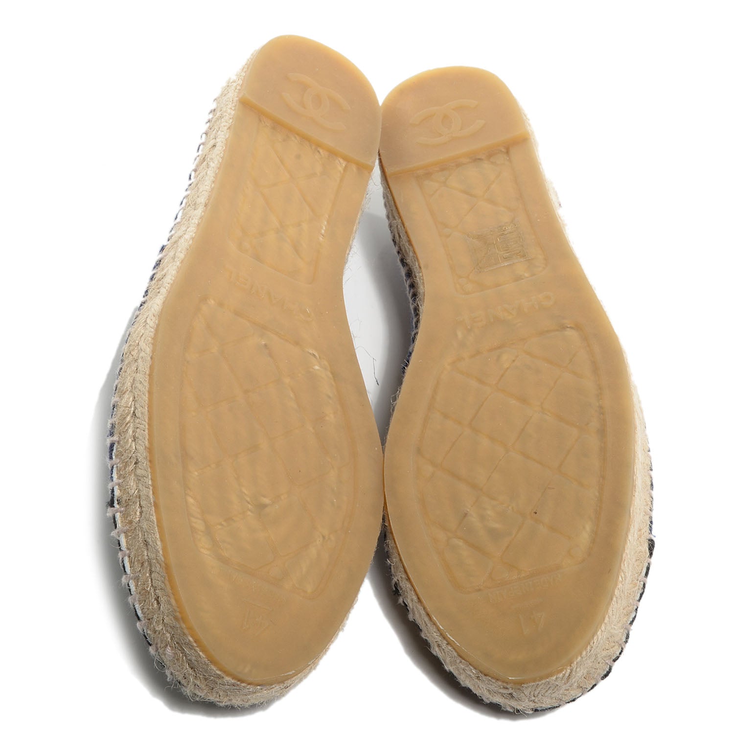Chanel Denim Canvas Espadrilles 41 Blue Noir 4 of 7