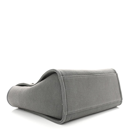 Chanel Mixed Fibers Small Deauville Tote Grey 5 of 13