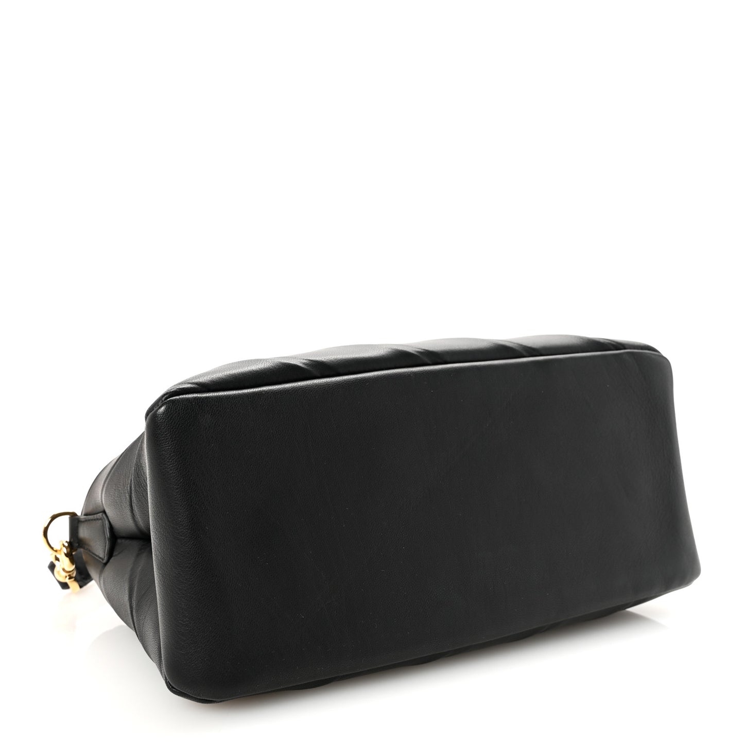 Vitello Dolce Diagonal Embossed Medium By The Way Boston Bag Black
