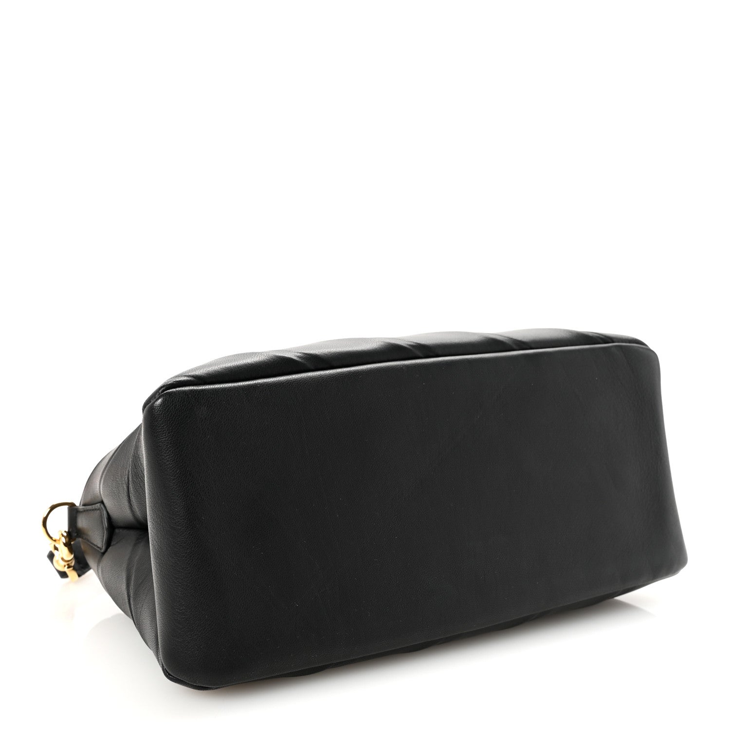 Fendi Vitello Dolce Diagonal Embossed Medium By The Way Boston Bag Black 4 of 10