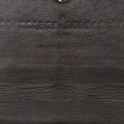 Louis Vuitton Vernis Rayures Sarah Wallet Amarante 6 of 13