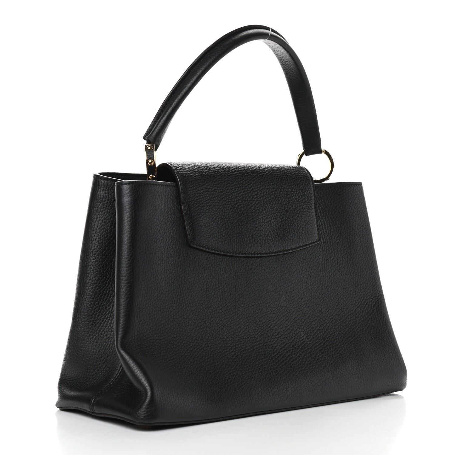 Louis Vuitton Taurillon Capucines GM Black 2 of 8
