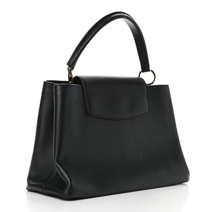 Louis Vuitton Taurillon Capucines GM Black 2 of 8