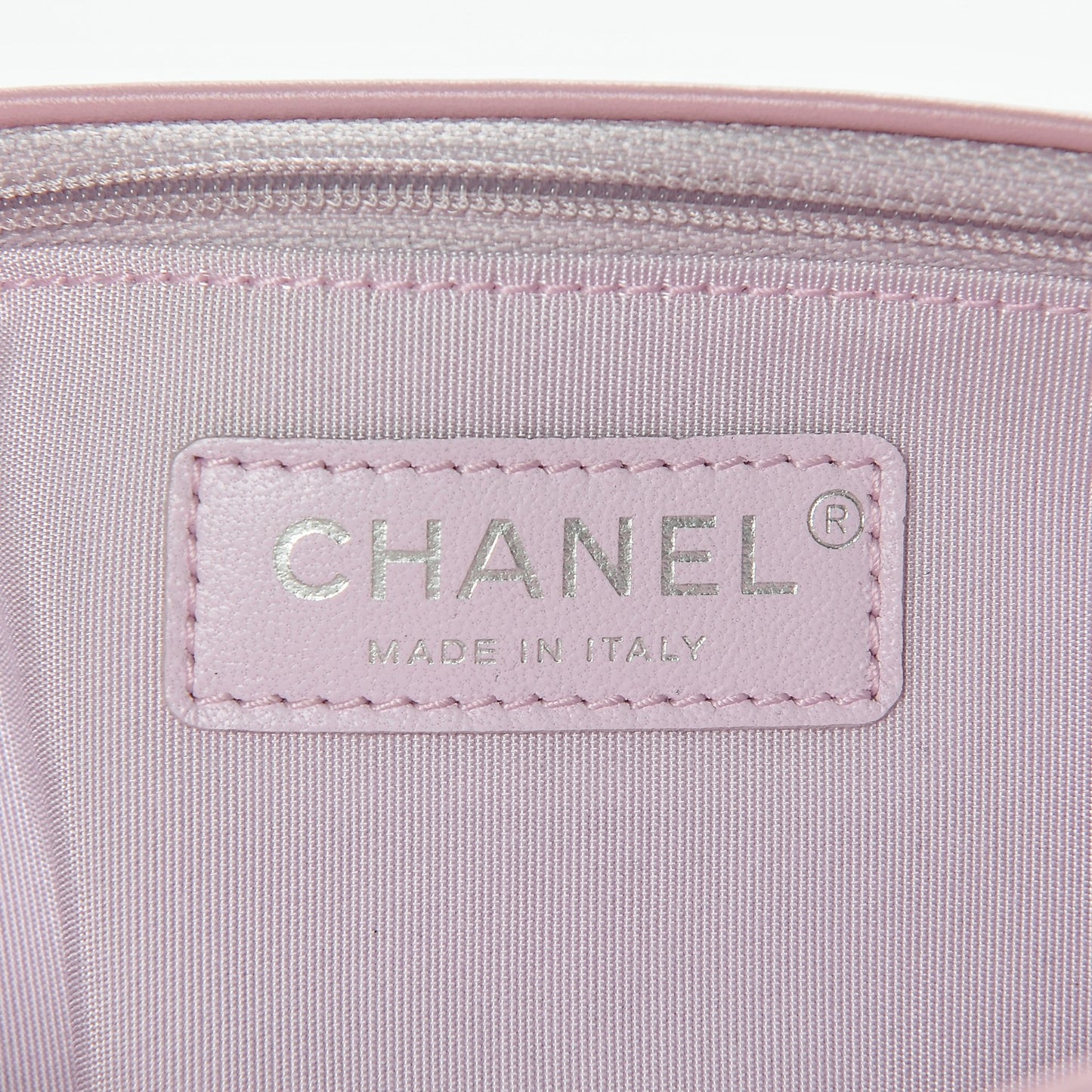 Calfskin Stitched Ring My Bag Flap Crossbody Pink