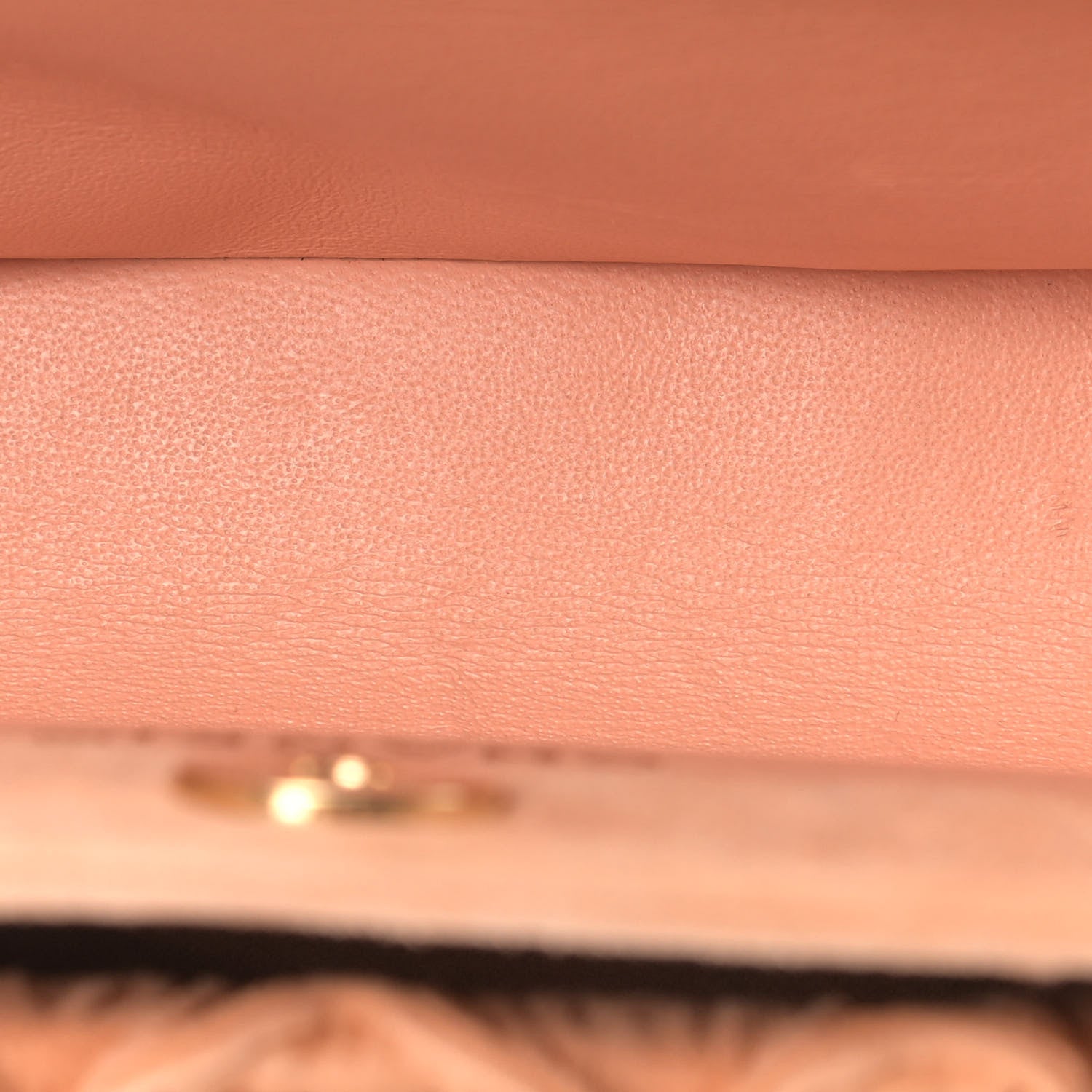 Chanel Suede Calfskin Shoulder Bag Light Orange 14 of 14