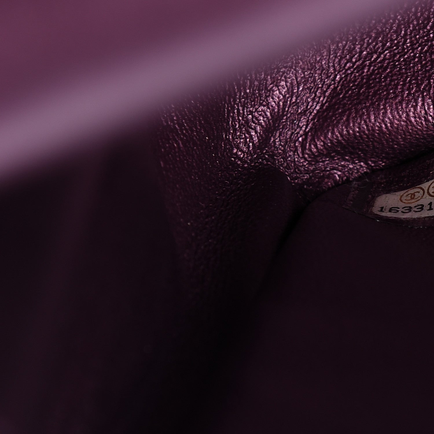 Chanel Aged Calfskin Quilted 2.55 Reissue 227 Flap Purple 9 of 9