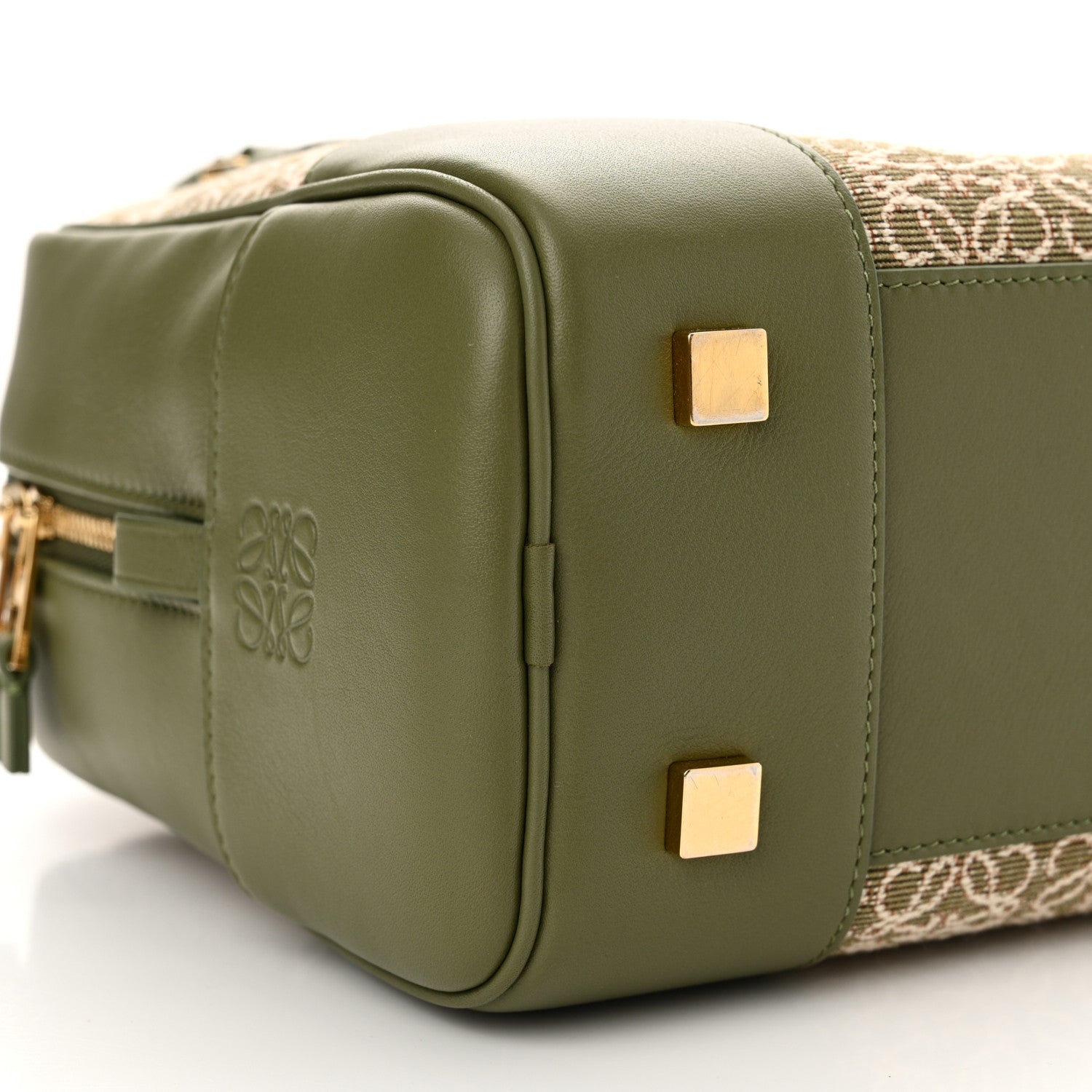 Loewe Jacquard Anagram Calfskin Amazona 19 Avocado Green 8 of 9