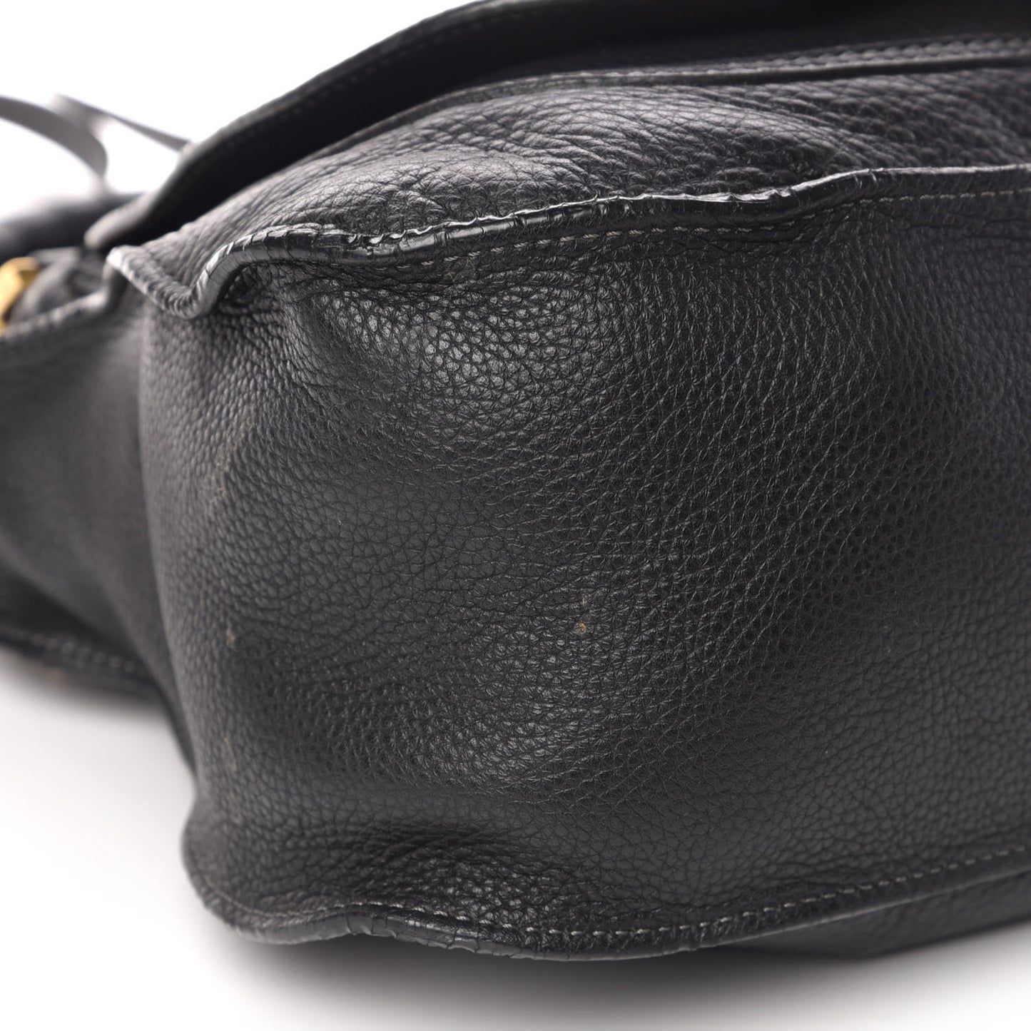 Calfskin Medium Marcie Satchel Black