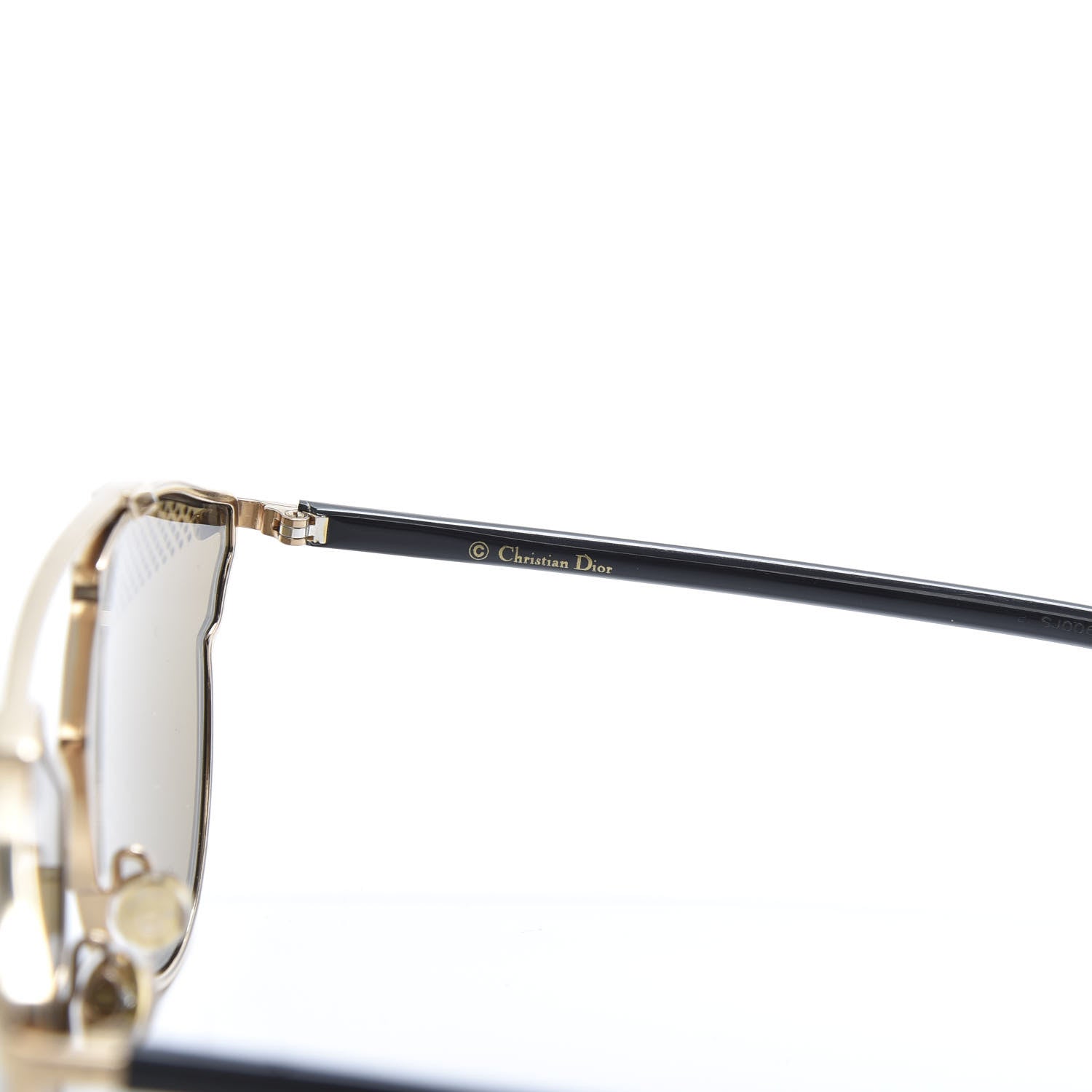Christian Dior Studded So Real Sunglasses Gold 6 of 7