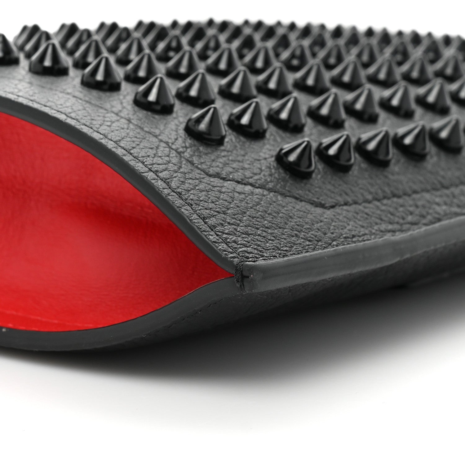 Christian Louboutin Empire Calfskin Spikes Loubilab Clutch Black 7 of 12
