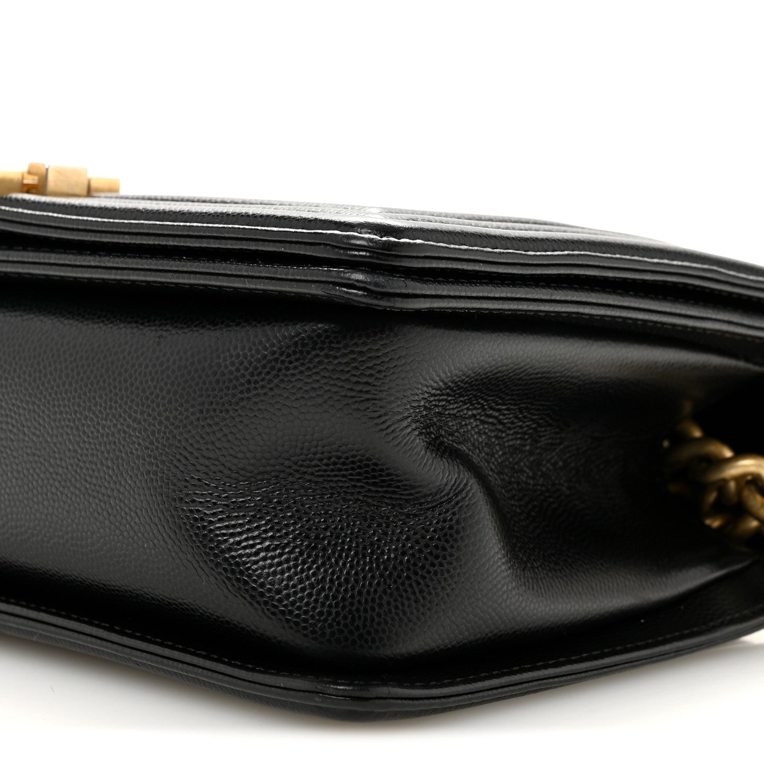 Chanel Caviar Quilted Medium Boy Flap Black 10 of 14