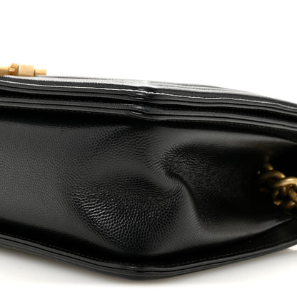 Chanel Caviar Quilted Medium Boy Flap Black 10 of 14