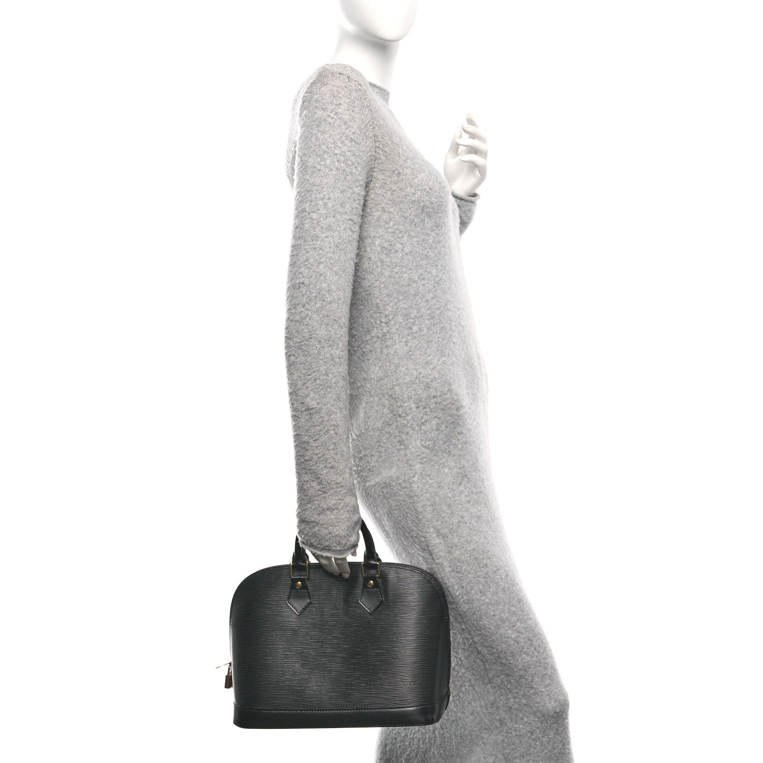 Louis Vuitton Epi Alma PM Black 2 of 11