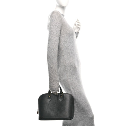 Louis Vuitton Epi Alma PM Black 2 of 11