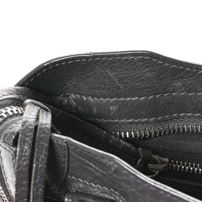 Balenciaga Agneau Classic Silver Hardware Mini City Gris Fossile 14 of 15