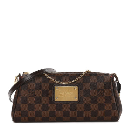 Louis Vuitton Damier Ebene Eva Clutch 1 of 8
