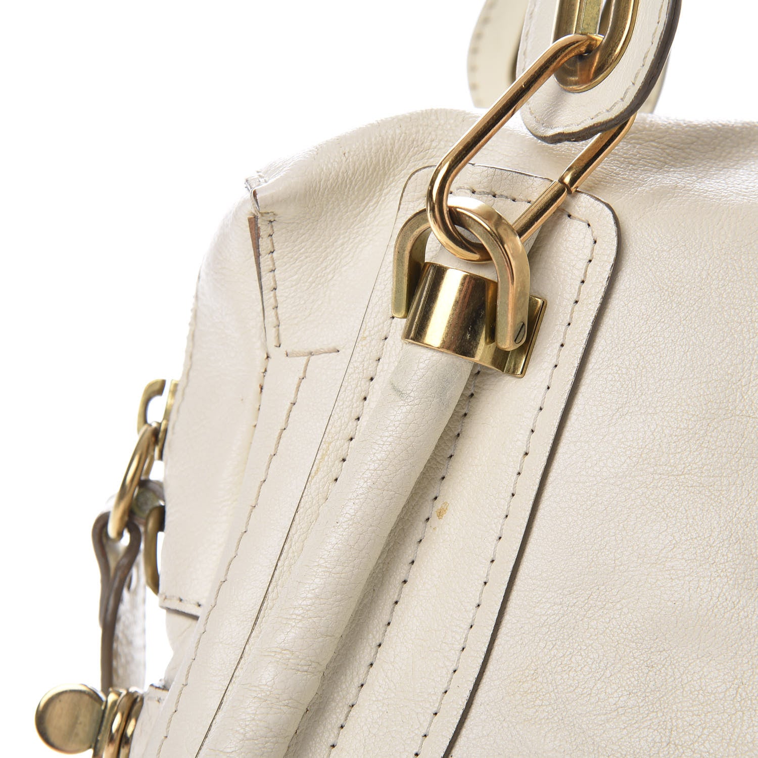 Chloe Calfskin Medium Paraty Cream 11 of 11