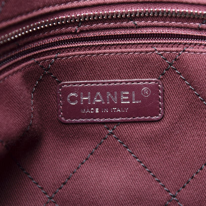 Chanel Grained Calfskin Quilted Small Daily Shopping Tote Black 6 of 12
