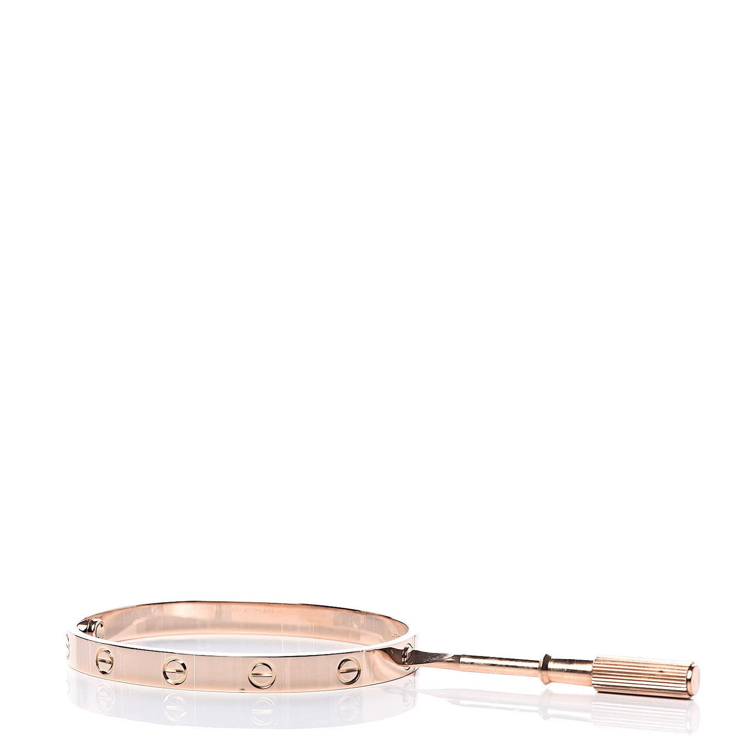 18K Pink Gold LOVE Bracelet 17