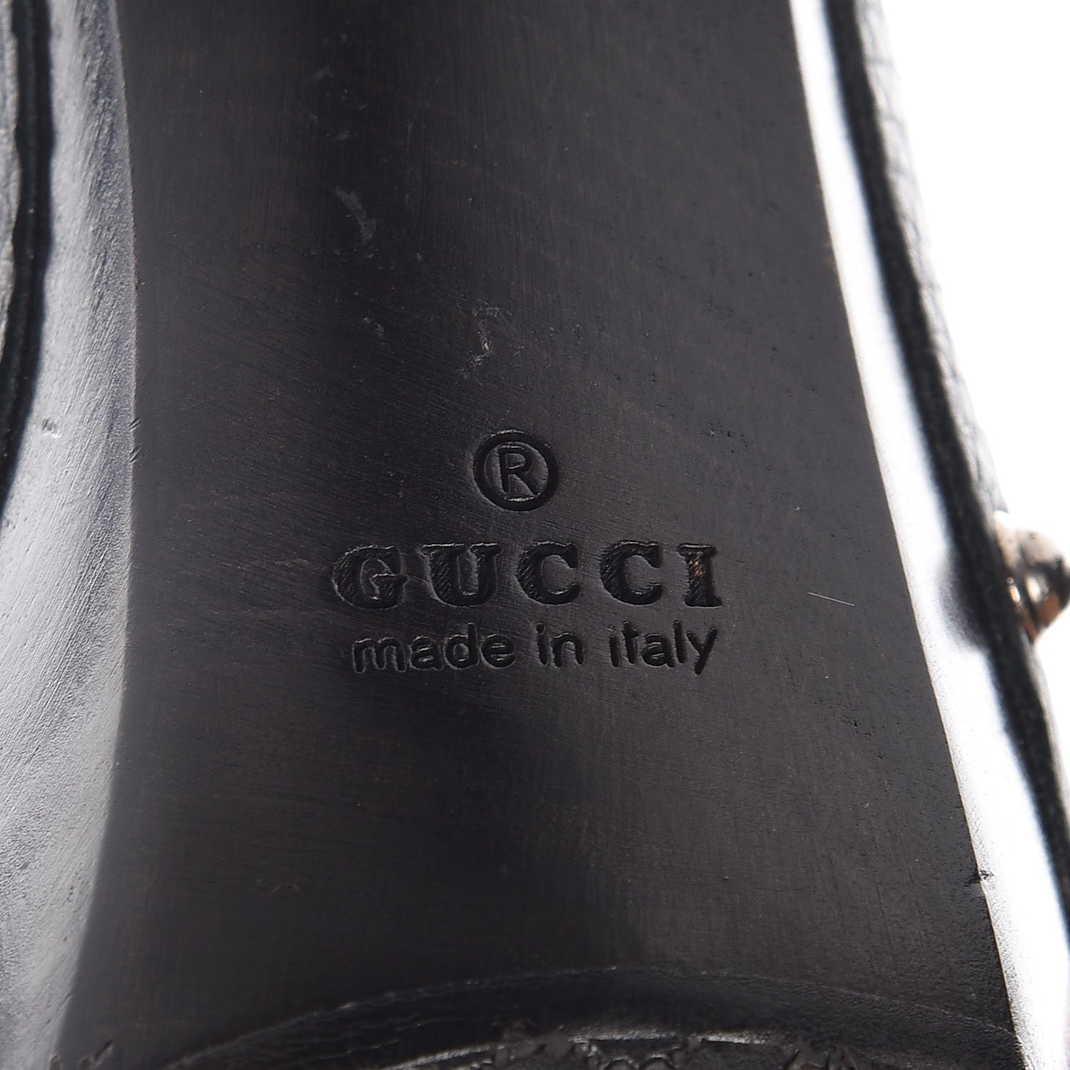 Gucci Cellarius Soft Calfskin Icon Bit Platform Clog High Heel Slide Sandals 37.5 Black 8 of 13