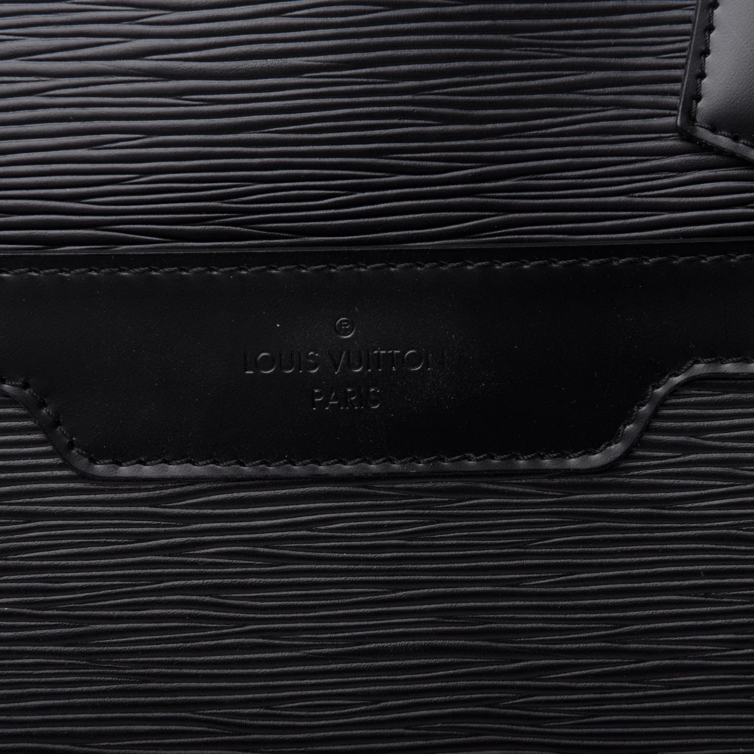 Louis Vuitton Epi Sac De Ville Bourget Black 9 of 11