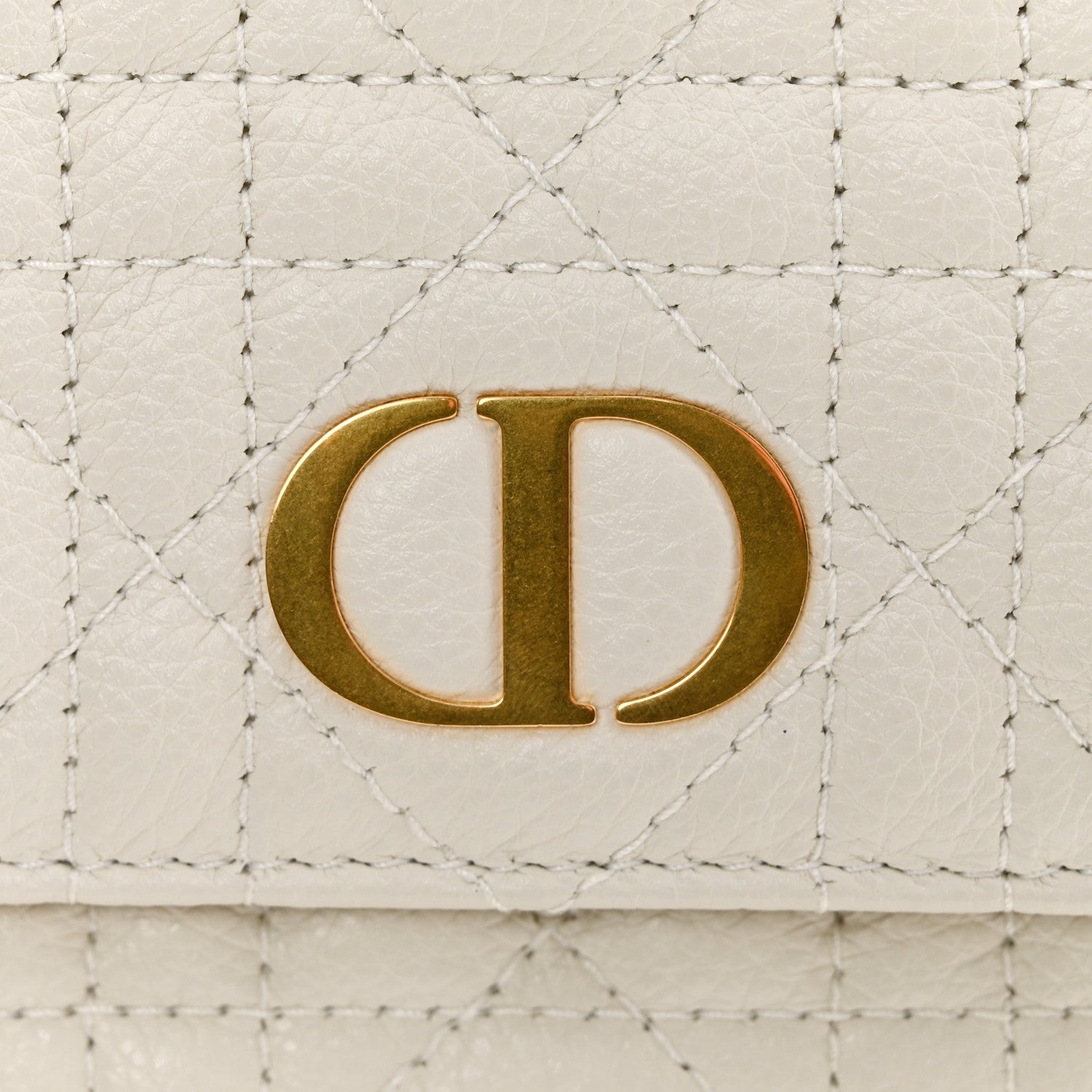 Christian Dior Supple Calfskin Caro Pouch with Chain Latte 11 of 15