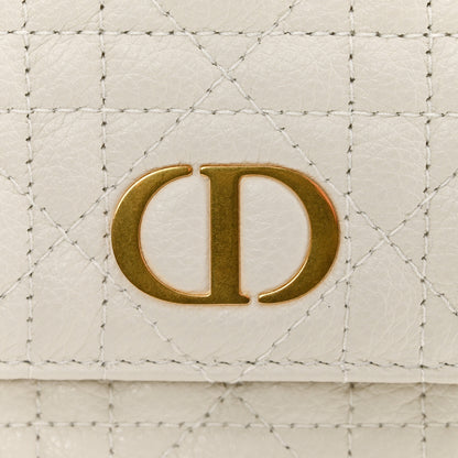 Christian Dior Supple Calfskin Caro Pouch with Chain Latte 11 of 15