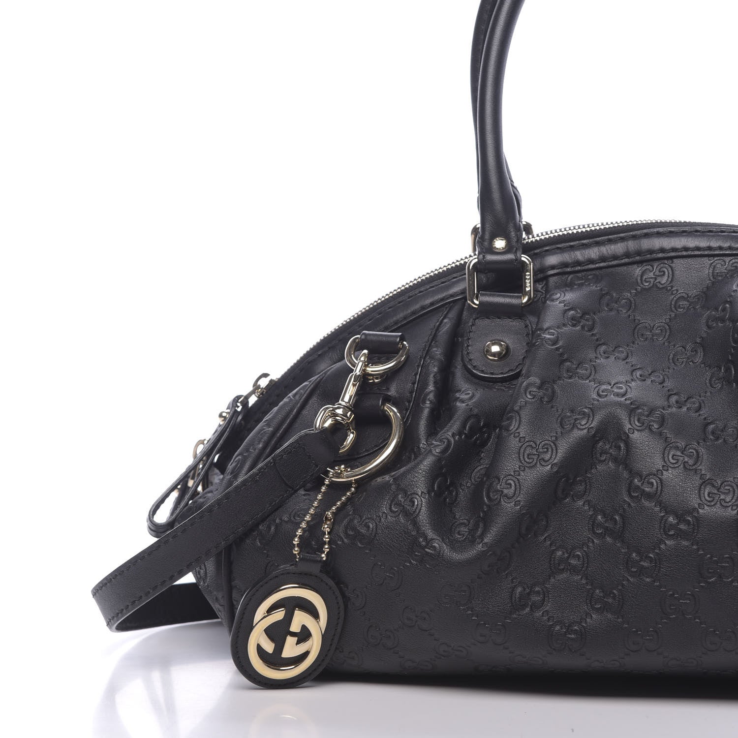 Gucci Guccissima Medium Sukey Boston Black 10 of 10