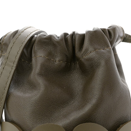 Loewe Nappa Calfskin Cutout Anagram Pocket Crossbody Bag Olive 8 of 10