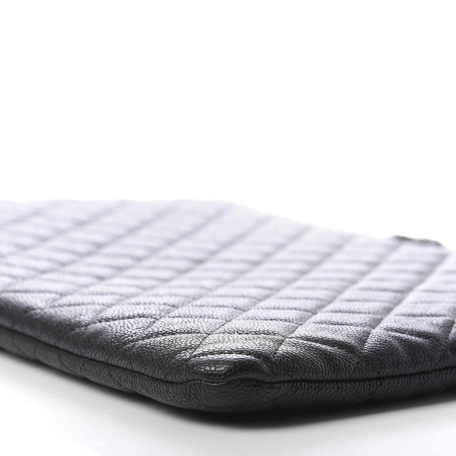 Chanel Caviar Quilted Large Boy Cosmetic Case Black 7 of 9
