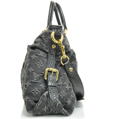 Louis Vuitton Denim Neo Cabby MM Black 4 of 9