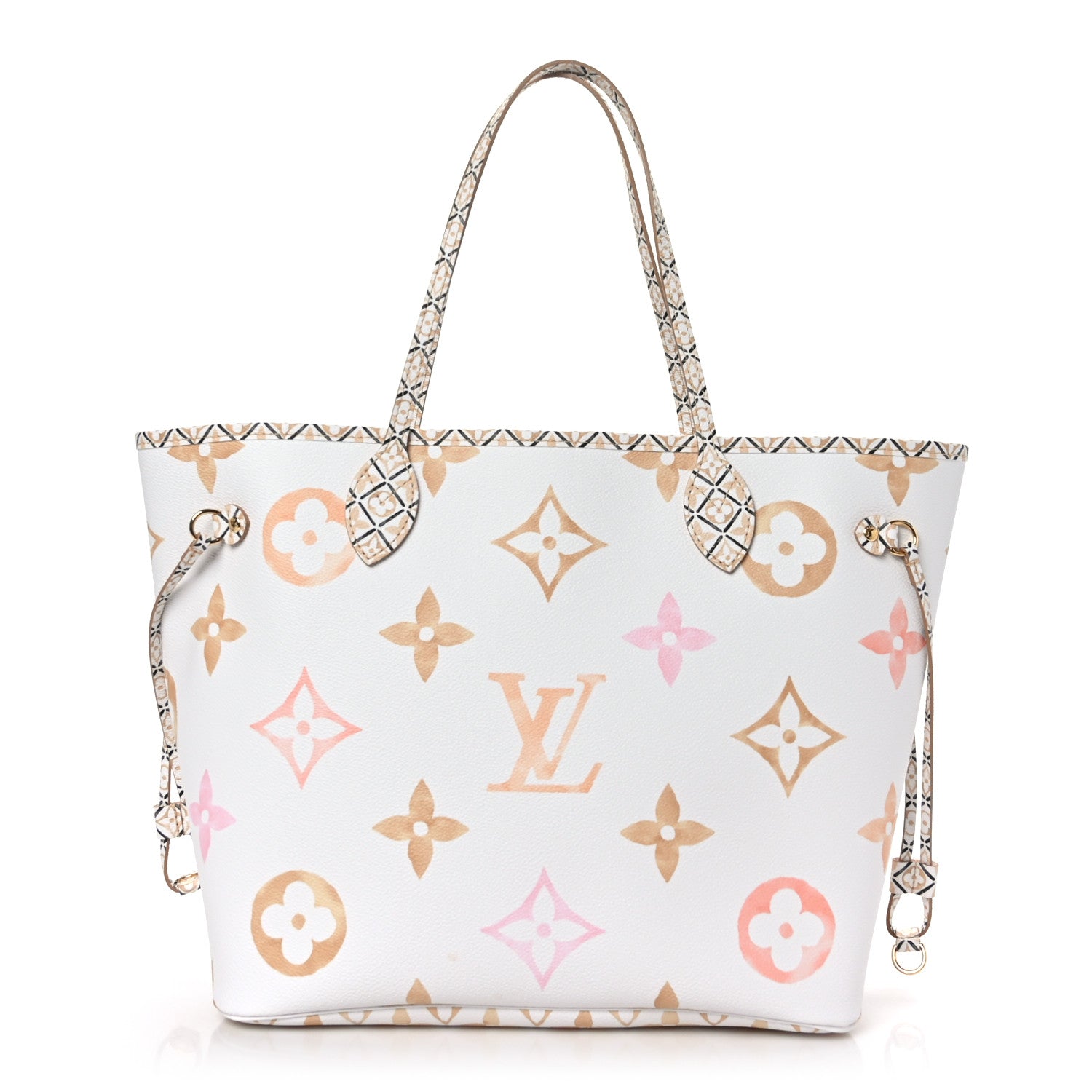 Louis Vuitton Monogram Giant By The Pool 2.0 Neverfull MM Beige 1 of 8