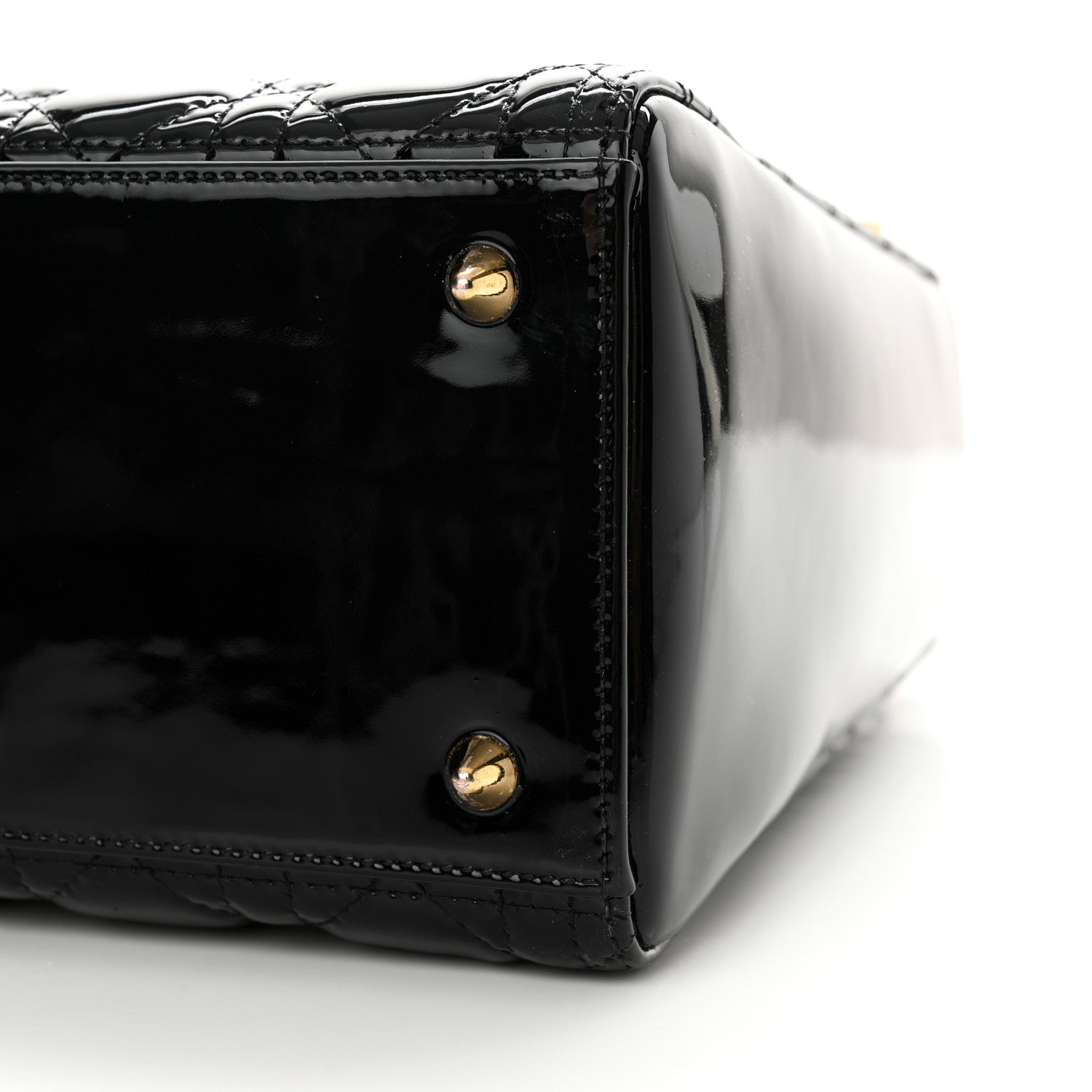 Christian Dior Patent Cannage Medium Lady Dior Black 10 of 10