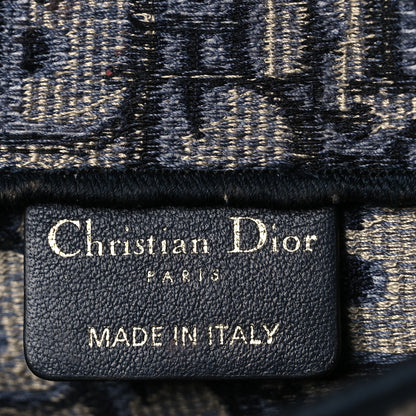 Christian Dior Oblique Slim Saddle Pouch Blue 6 of 15