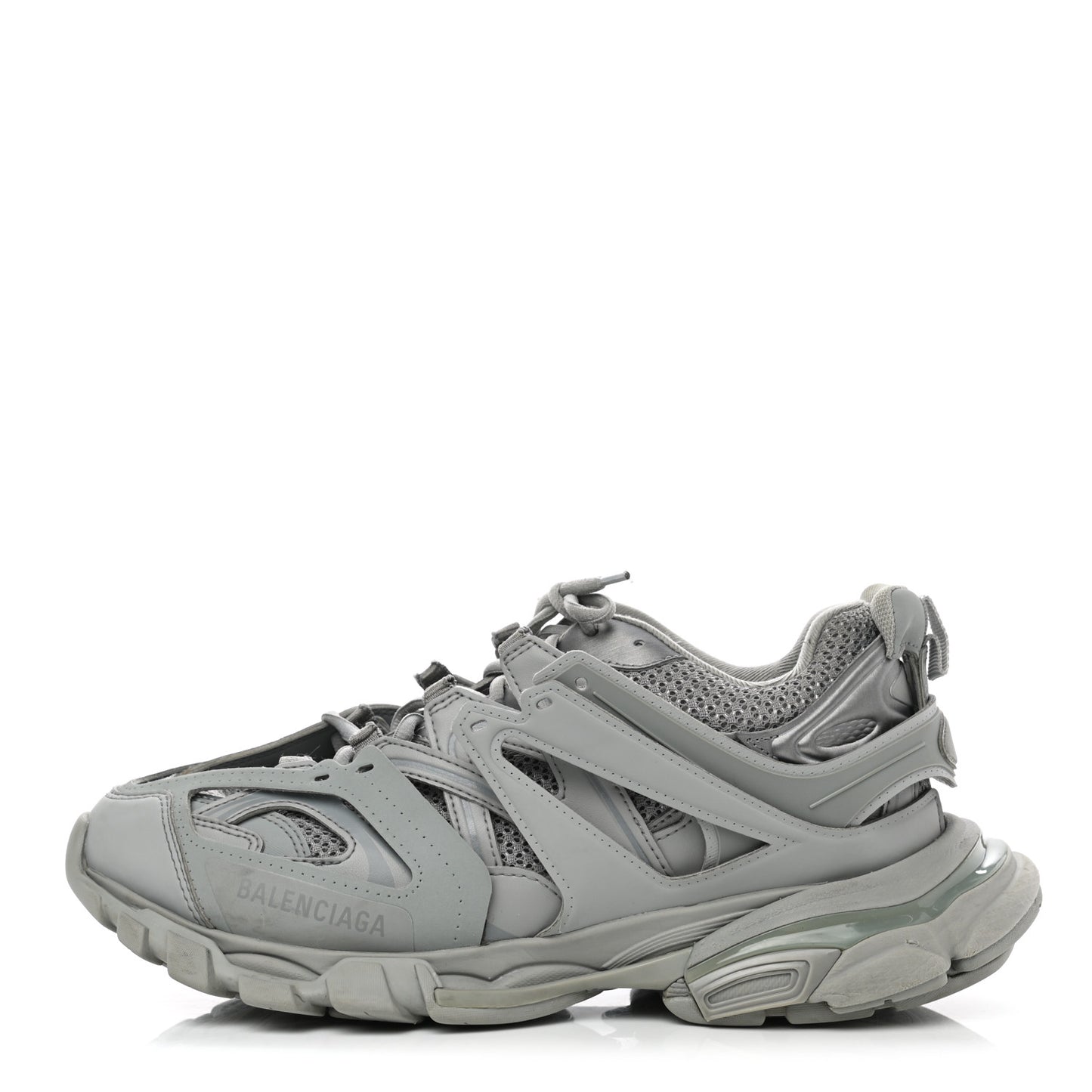 Mesh Rubber Womens Track Sneakers 41 Balenciaga Grey