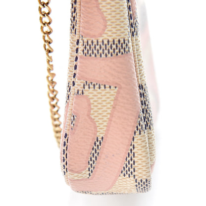 Louis Vuitton Damier Azur Tahitienne Mini Pochette Accessories 9 of 11