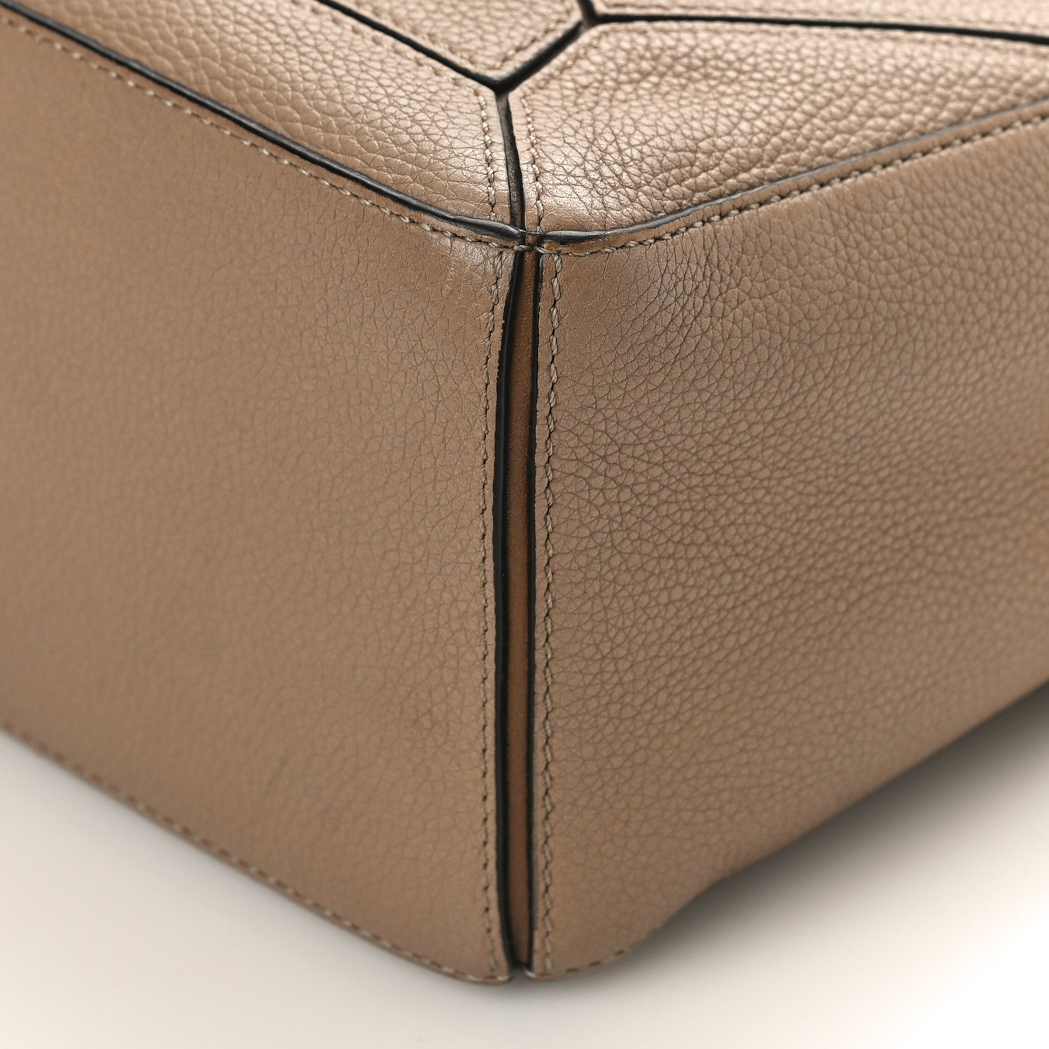 Loewe Grained Calfskin Small Puzzle Bag Sand Mink 8 of 8